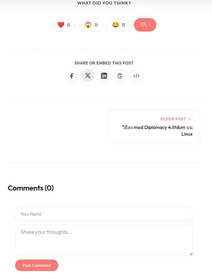 comments