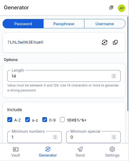 bitwarden password manager